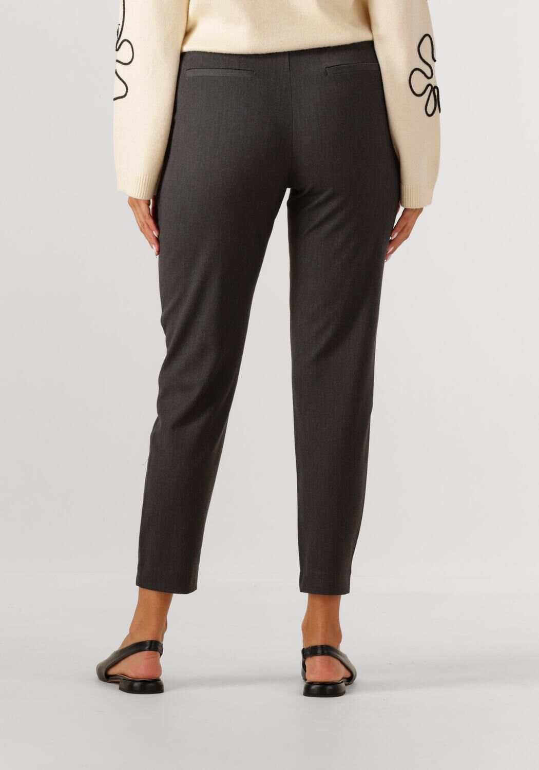 OBJECT Dames Broeken Objlisa Slim Pant Grijs