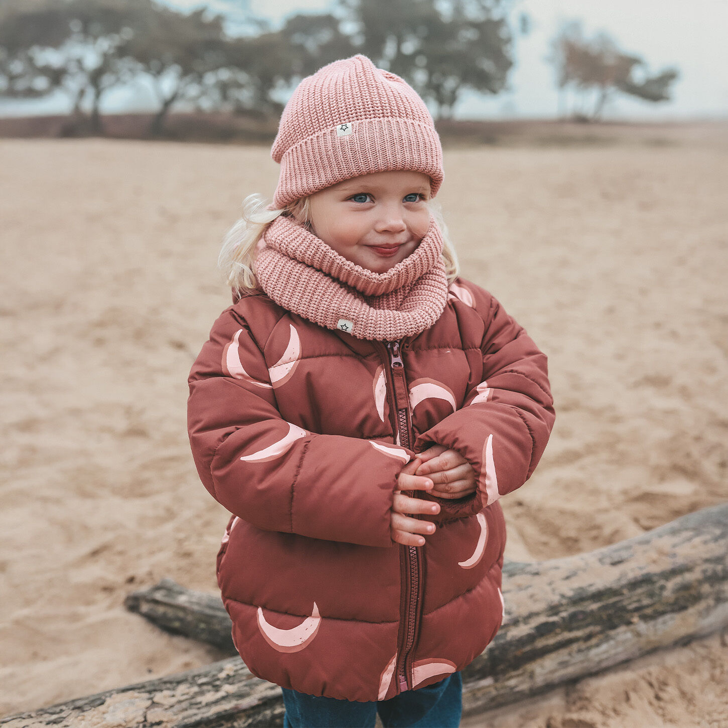 Bruine YOUR WISHES Gewatteerde jas MOONSHINE PUFFER COAT - large