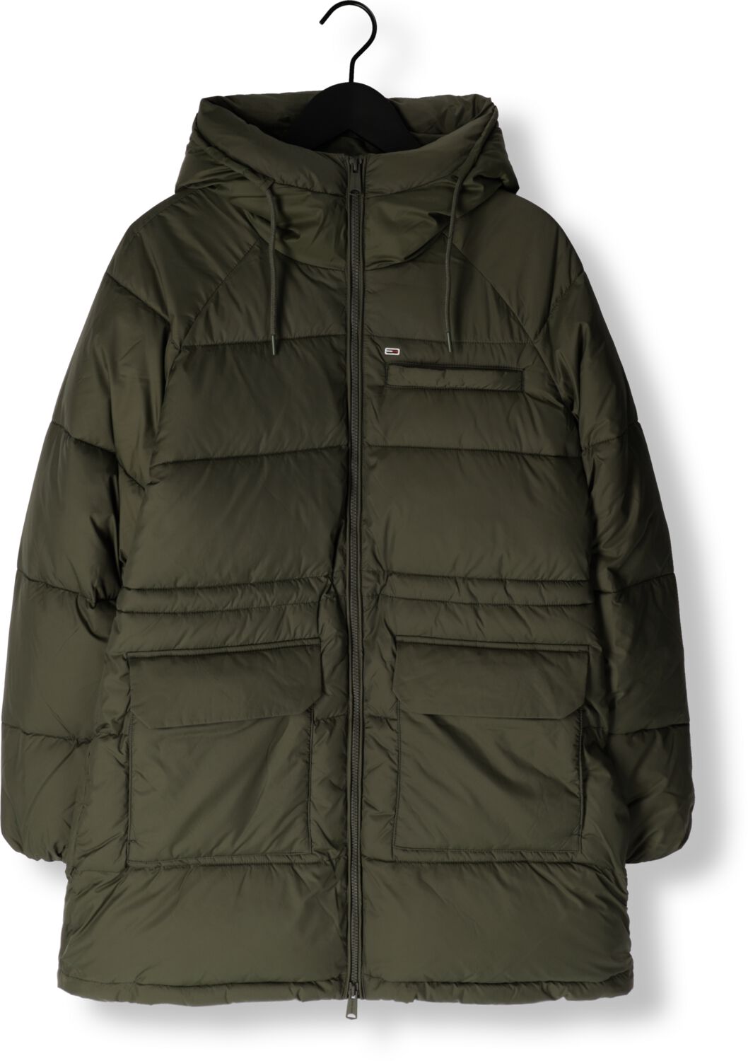 TOMMY JEANS Dames Jassen Tjw Midi Vail Puffer Groen