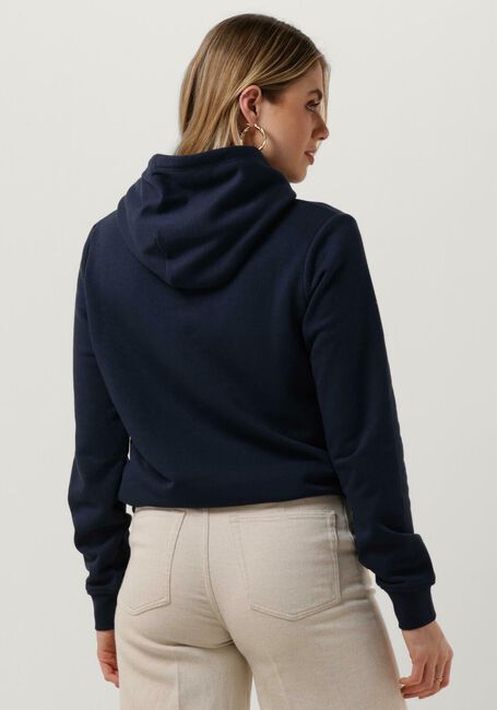 Donkerblauwe TOMMY JEANS Sweater TJW REG SERIF LINEAR HOODIE - large