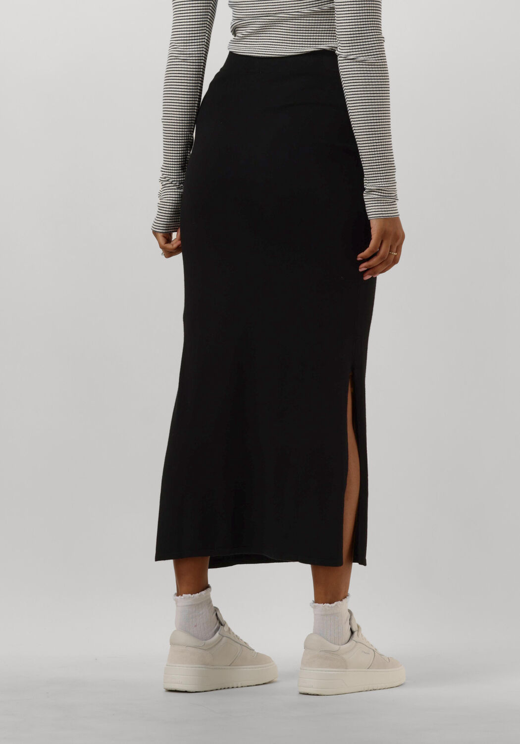 MY ESSENTIAL WARDROBE Dames Rokken Emmamw Knit Skirt Zwart