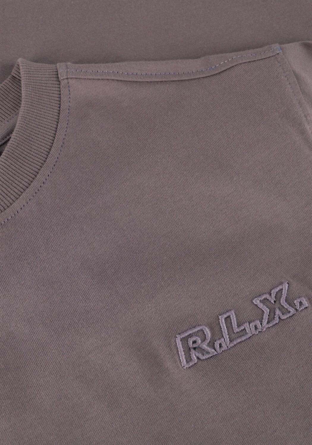 RELLIX Jongens Polo's & T-shirts Oversized T-shirt Embroidery Bruin