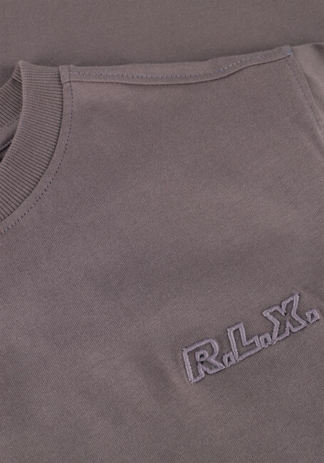 Bruine RELLIX T-shirt OVERSIZED T-SHIRT EMBROIDERY - large