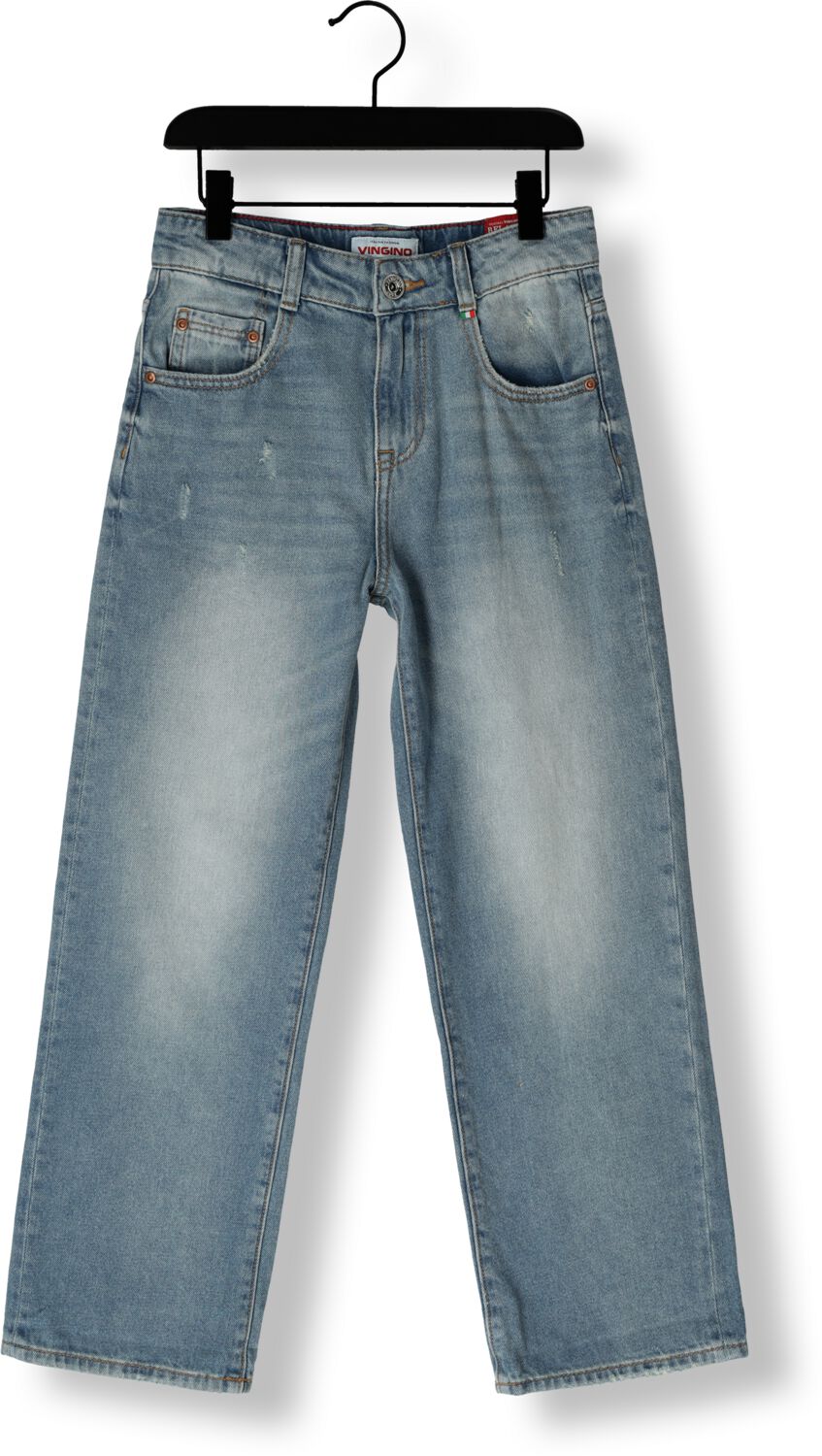 Vingino loose regular waist jeans light blue denim