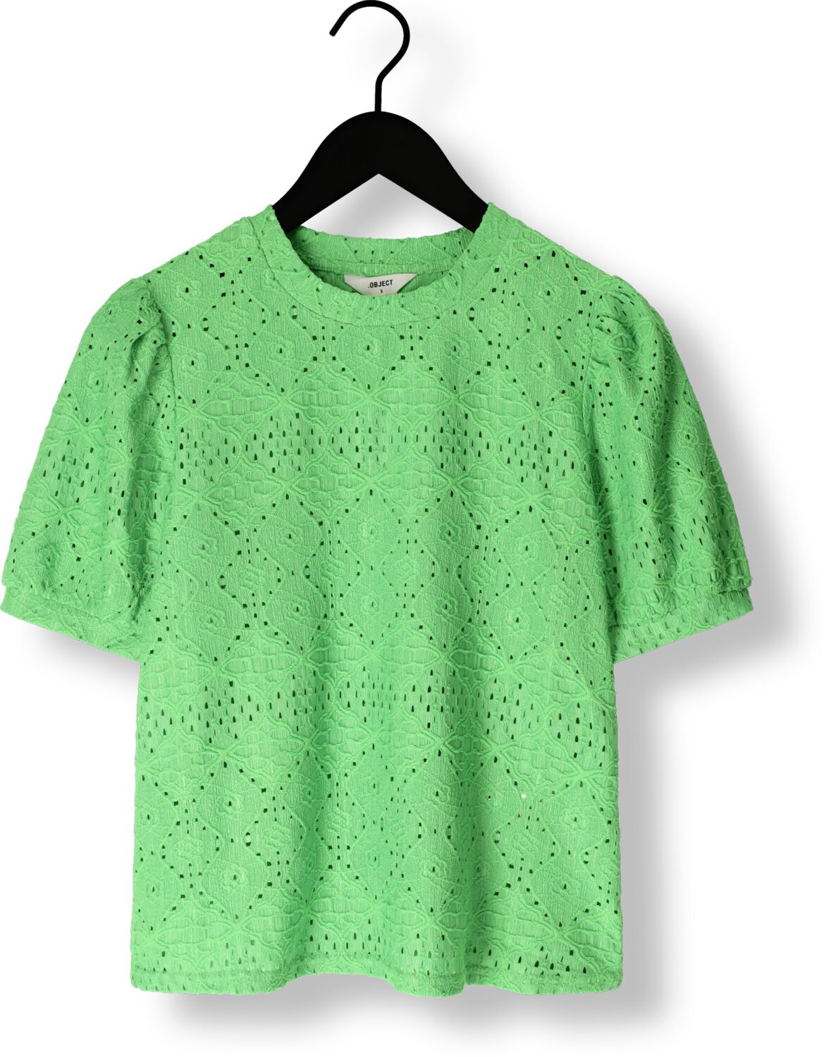 OBJECT Dames Tops & T-shirts Objfeodora S s Top Groen