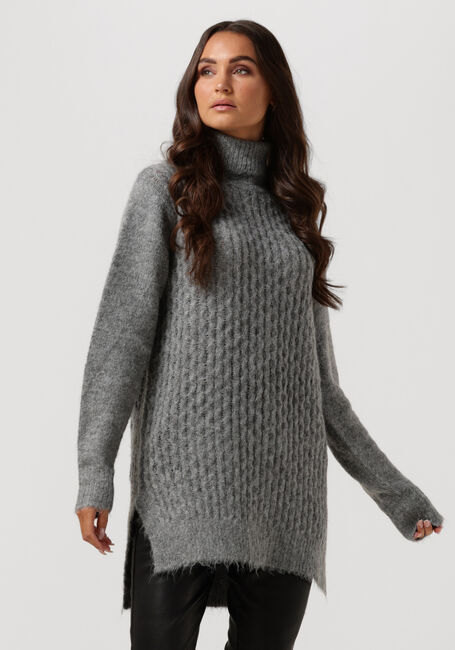 Grijze SIMPLE Coltrui GIO KNIT-REC-PES-MER-22-3 - large