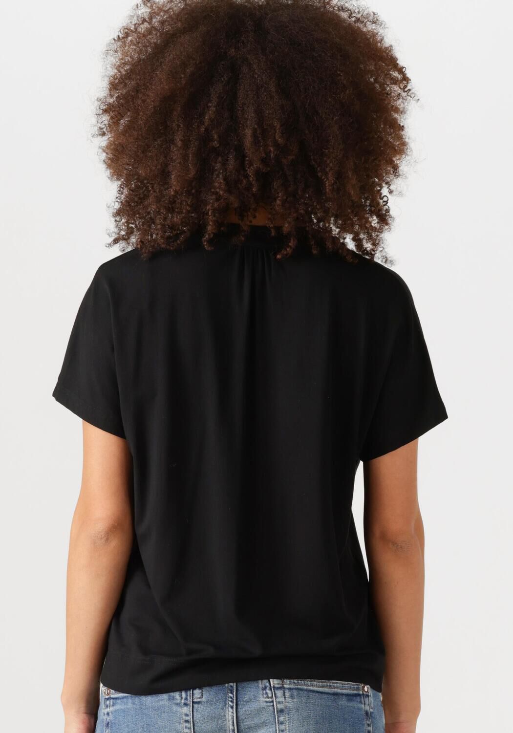 MOS MOSH Dames Tops & T-shirts Shira Tee Zwart