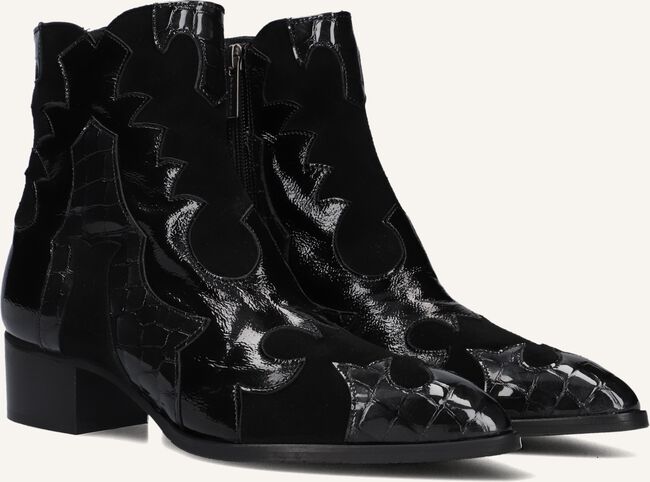 Zwarte PERTINI Enkellaarsjes 32709 Zwarte PERTINI Enkellaarsjes 32709 - large