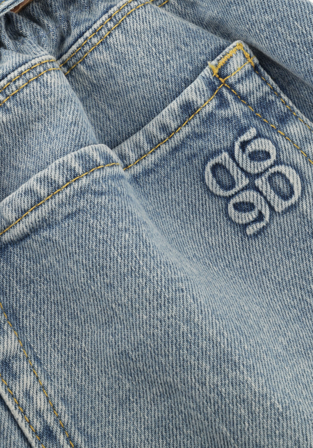 Blauwe DANTE6 Shorts DRIFT BELTED DENIM SHORTS - large