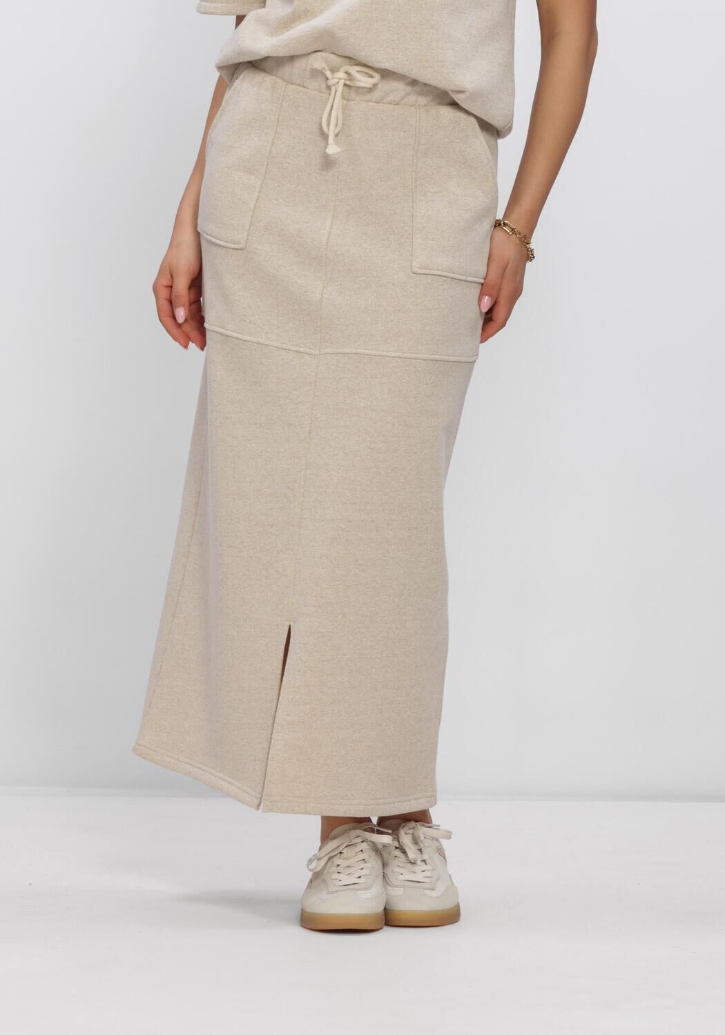 Zand NUKUS Maxirok MAARTJE SKIRT LUREX - large