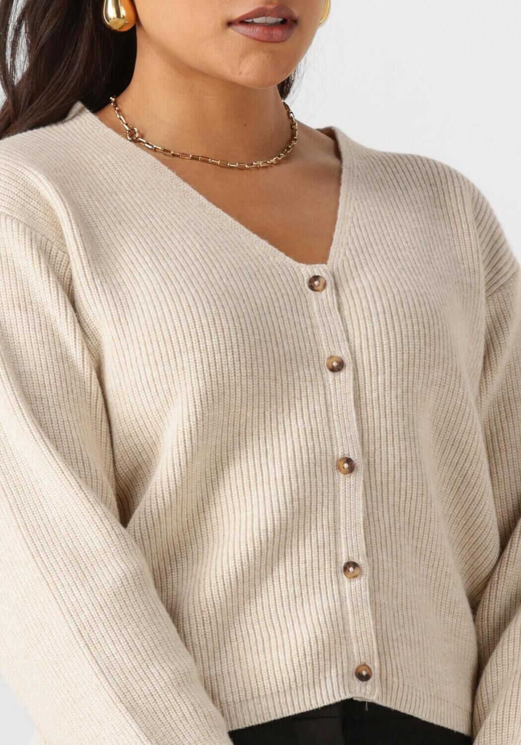 MSCH COPENHAGEN Dames Truien & Vesten Mschklaka Cardigan Beige