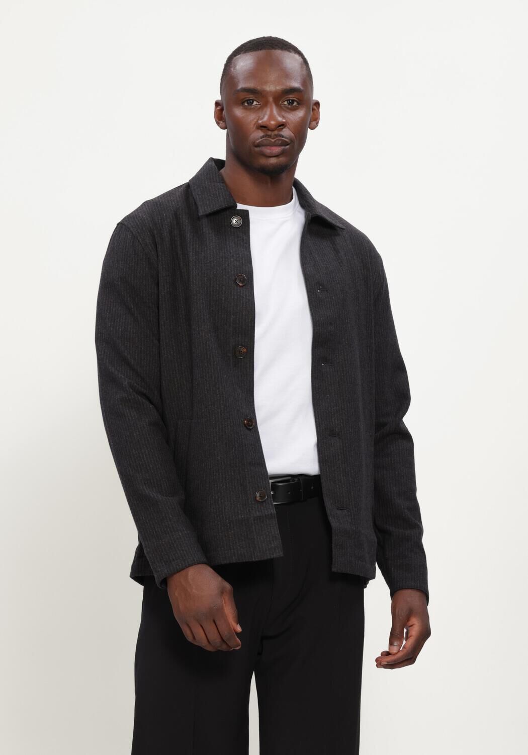 Donkergrijze MATINIQUE Overshirts MAORIGNAL - large