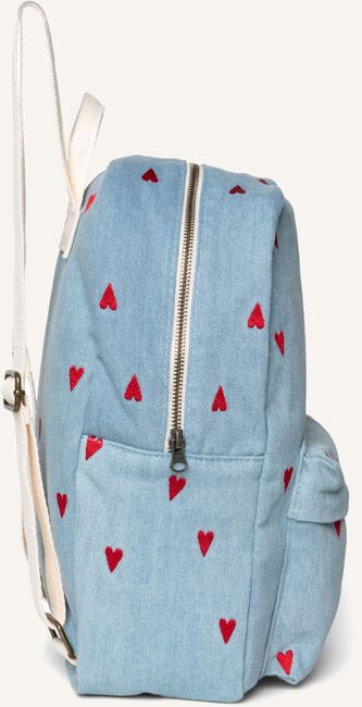 Blauwe STUDIO NOOS Rugtas DENIM HEARTS MIDI BACKPACK Blauwe STUDIO NOOS Rugtas DENIM HEARTS MIDI BACKPACK - large