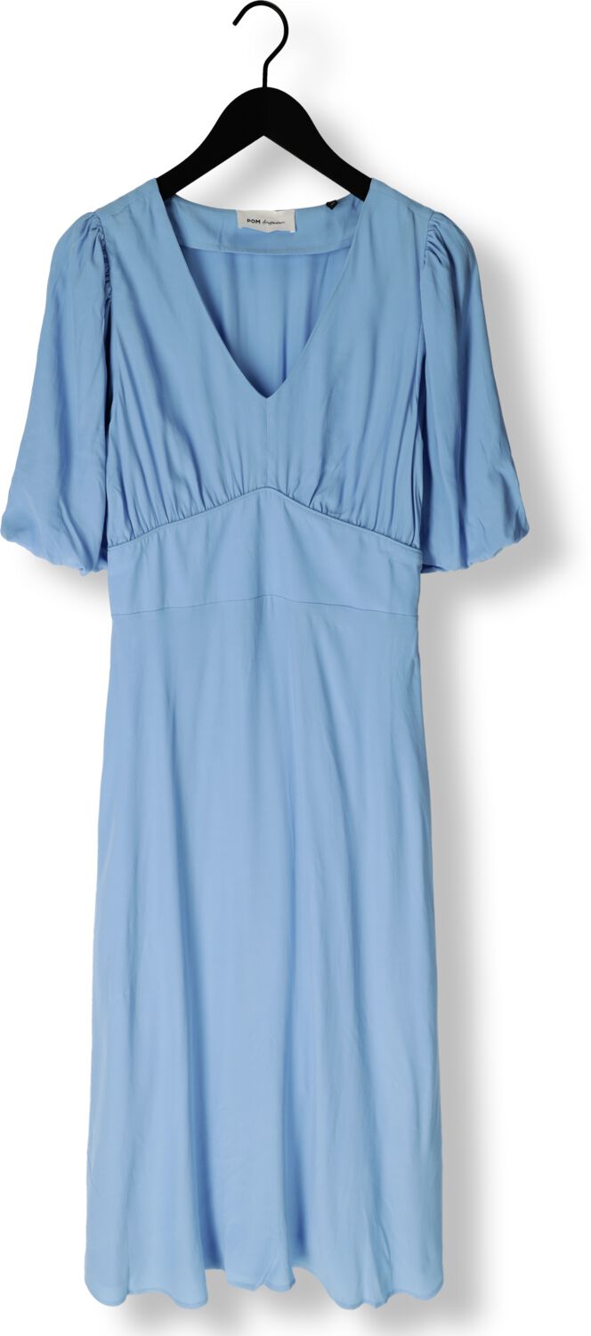POM AMSTERDAM Dames Jurken Mediterranean Blue Dress Blauw