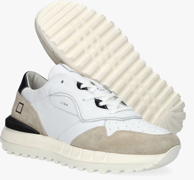 Witte D.A.T.E Lage sneakers LUNA - large