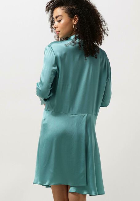 Lichtblauwe SEMICOUTURE Mini jurk MAYA DRESS - large