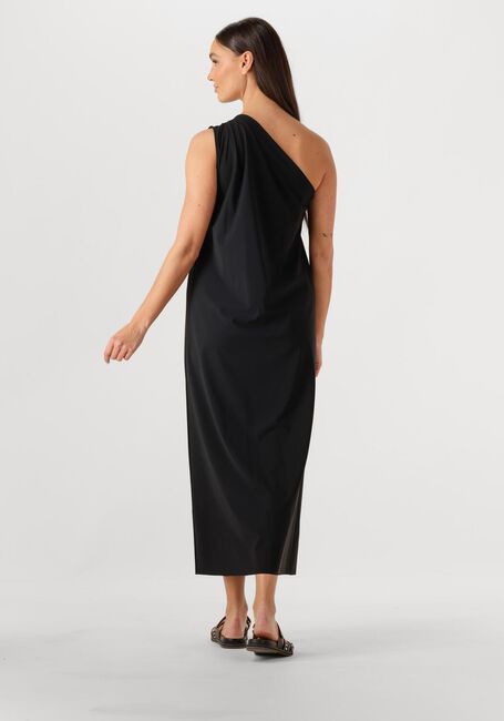 Zwarte PENN & INK Midi jurk DRESS ONE SHOULDER - large