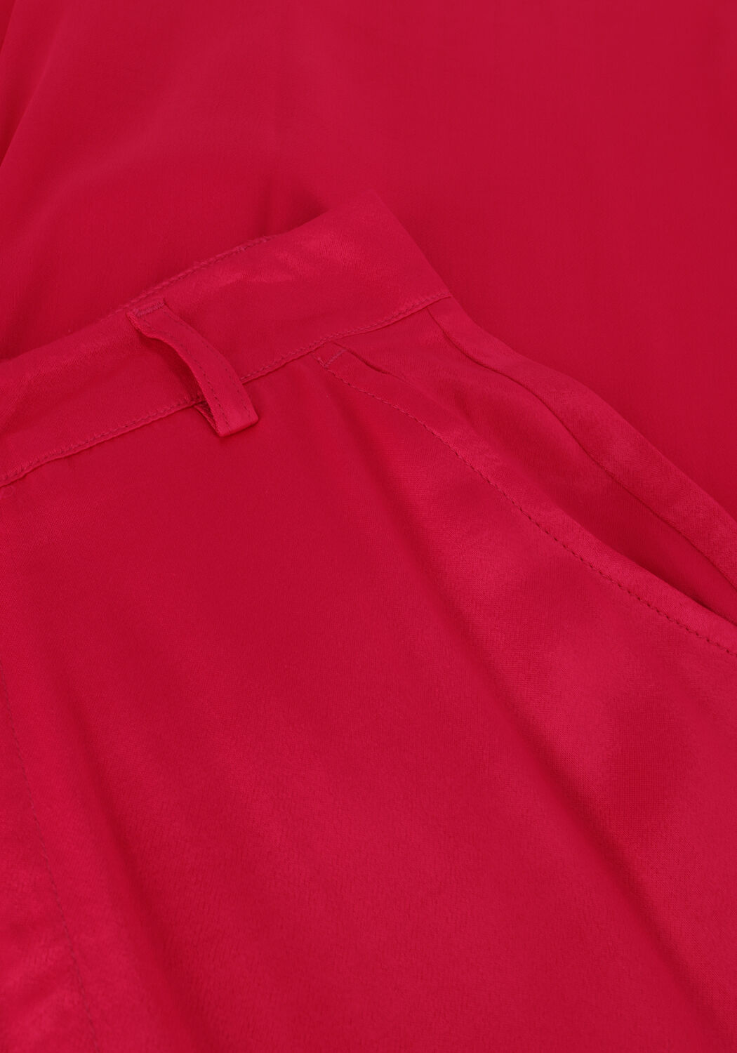 Roze ALIX THE LABEL Wijde broek LADIES WOVEN SATIN PANTS - large