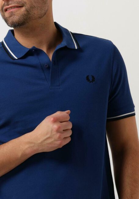 Blauwe FRED PERRY Polo TWIN TIPPED FRED PERRY SHIRT - large