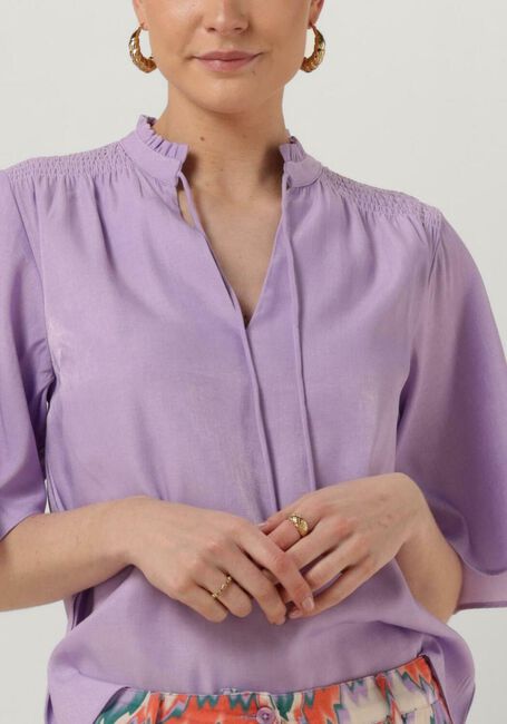 Paarse FREEBIRD Blouses WV-WASH-SATIN-VIS-23-1.1 - large