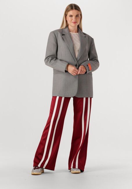 Grijze ALIX THE LABEL Blazer LADIES WOVEN CLASSY GRANDAD BLAZER - large