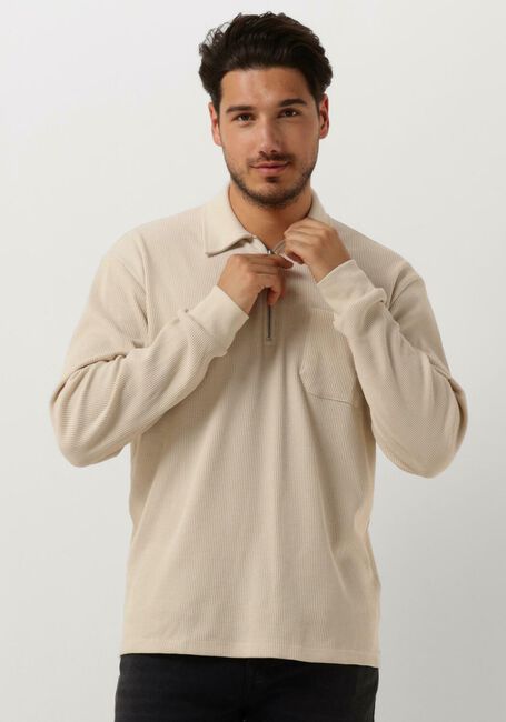 Zand WOODBIRD Polo WBALTER WAFFEL POLO - large