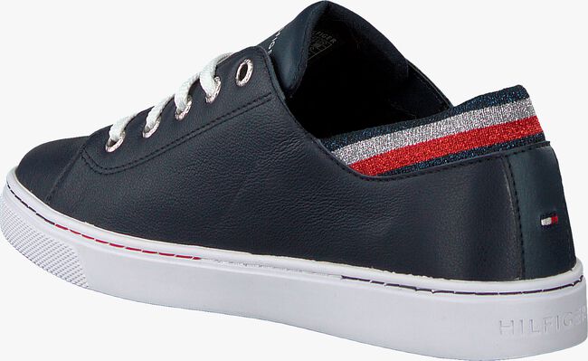 Blauwe TOMMY HILFIGER Lage sneakers GLITTER DETAIL CITY - large
