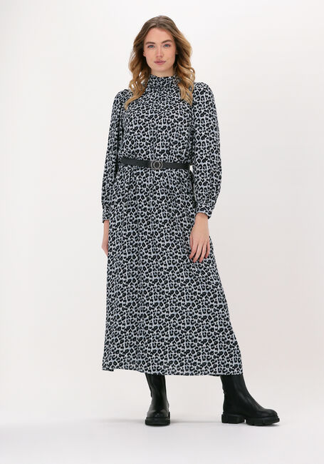 Grijze CO'COUTURE Maxi jurk CLEO ANIMAL FLOOR DRESS - large