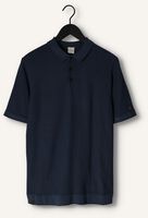 Donkerblauwe CAST IRON Polo SHORT SLEEVE POLO COTTON MODAL Donkerblauwe CAST IRON Polo SHORT SLEEVE POLO COTTON MODAL - medium