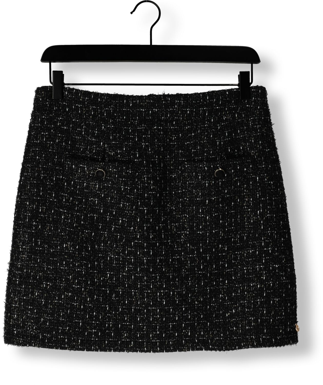 NUKUS Dames Rokken Alisa Skirt Lurex Zwart