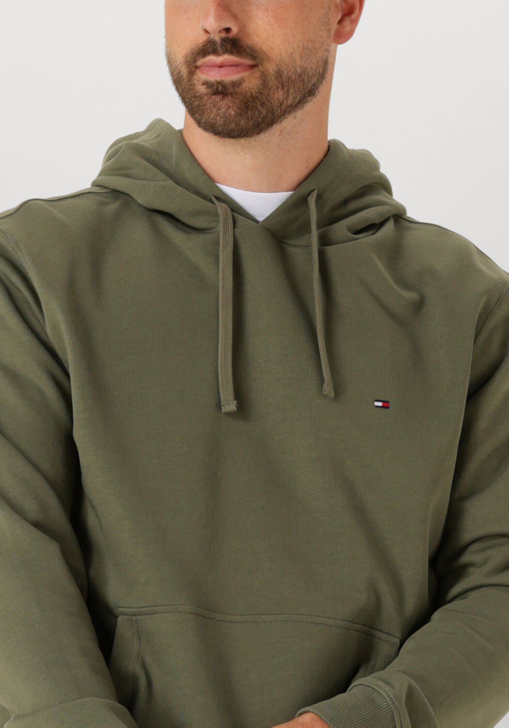 TOMMY HILFIGER Heren Truien & Vesten Essential Terry Hoody Olijf