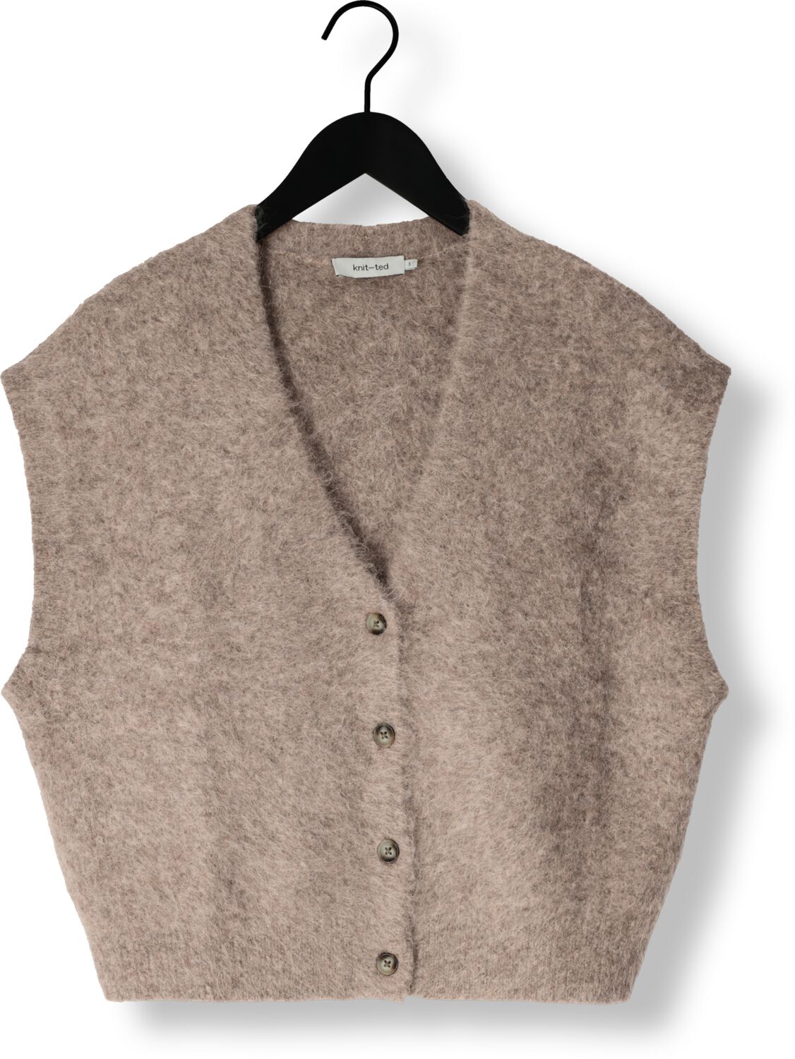 KNIT-TED Dames Truien & Vesten Constance Taupe