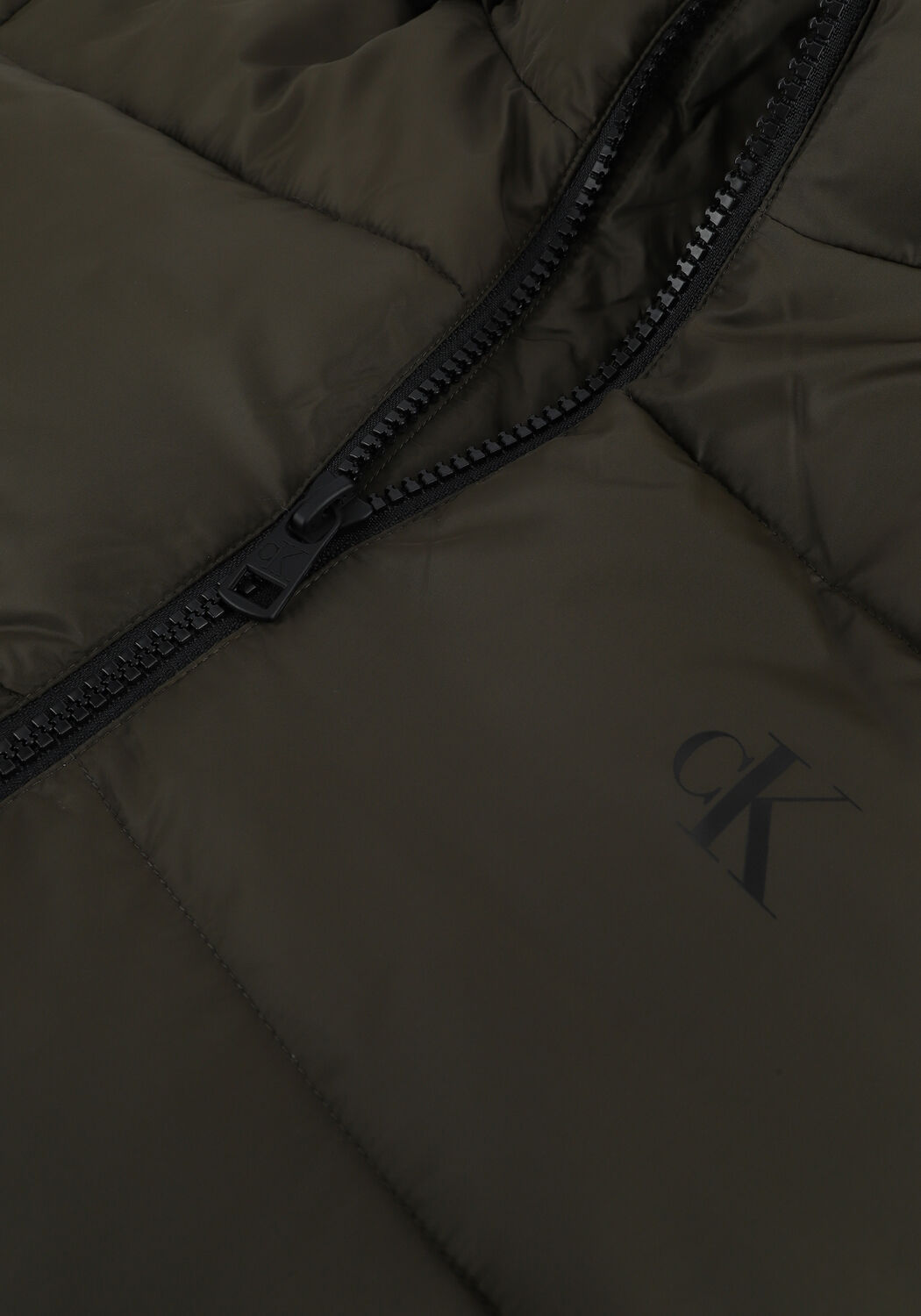 Groene CALVIN KLEIN Gewatteerde jas ESSENTIALS NON DOWN JACKET - large