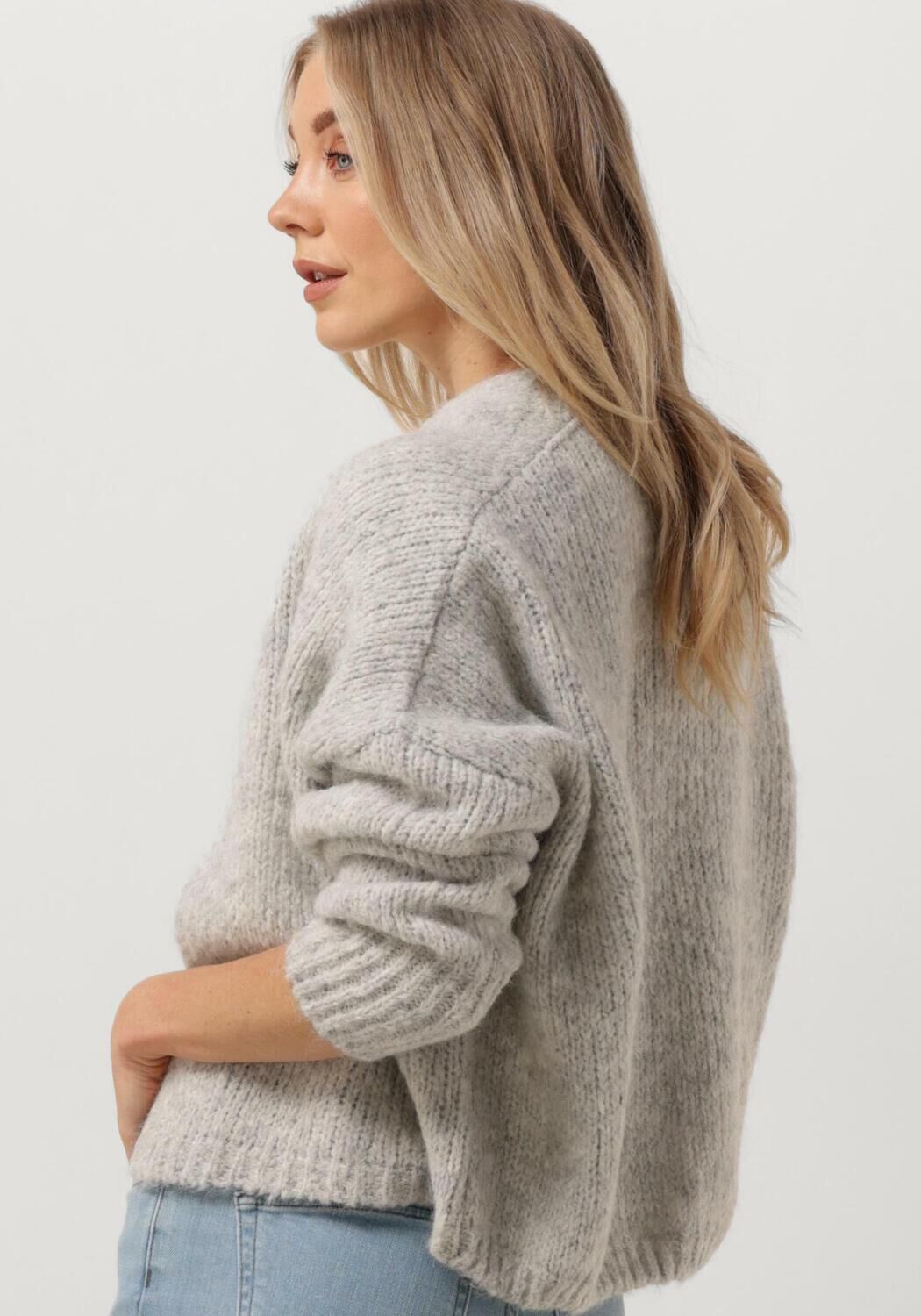 KNIT-TED Dames Truien & Vesten Becky Grijs