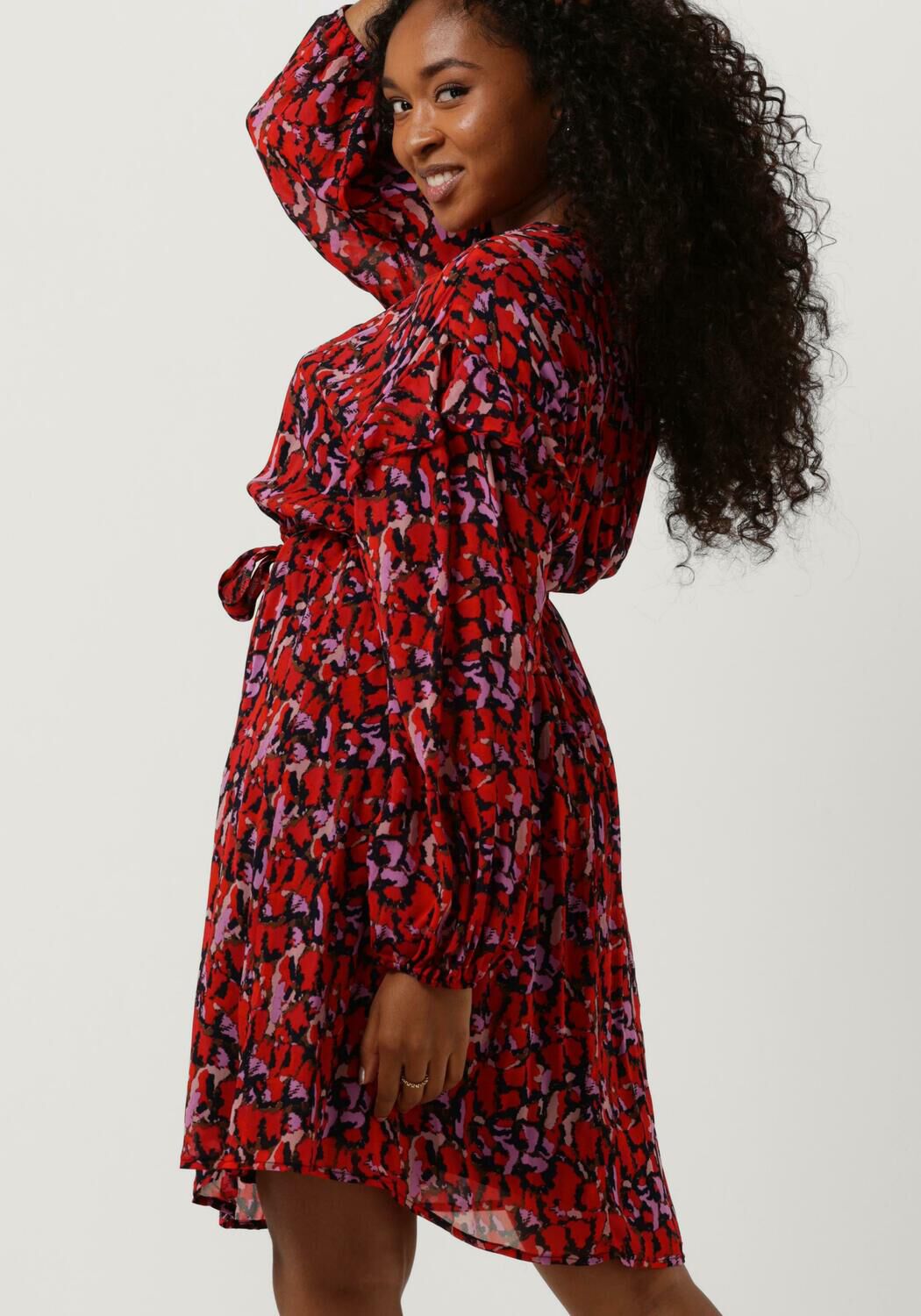 Rode CIRCLE OF TRUST Mini jurk EVIE DRESS - large