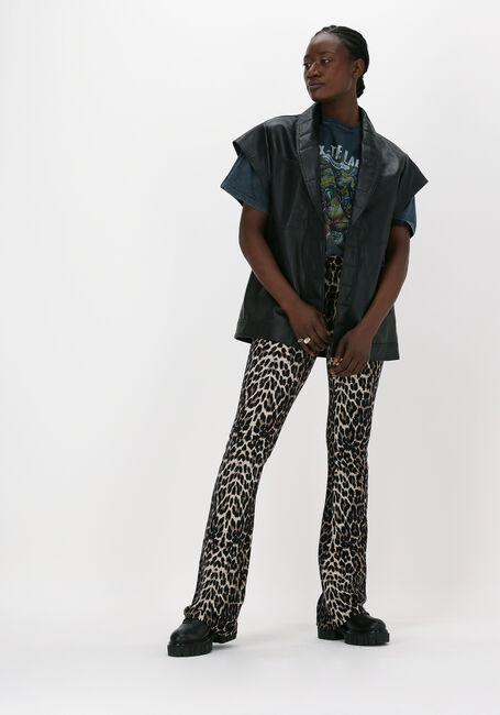 Zwarte ALIX THE LABEL T-shirt OVERSIZED TIGER TSHIRT - large