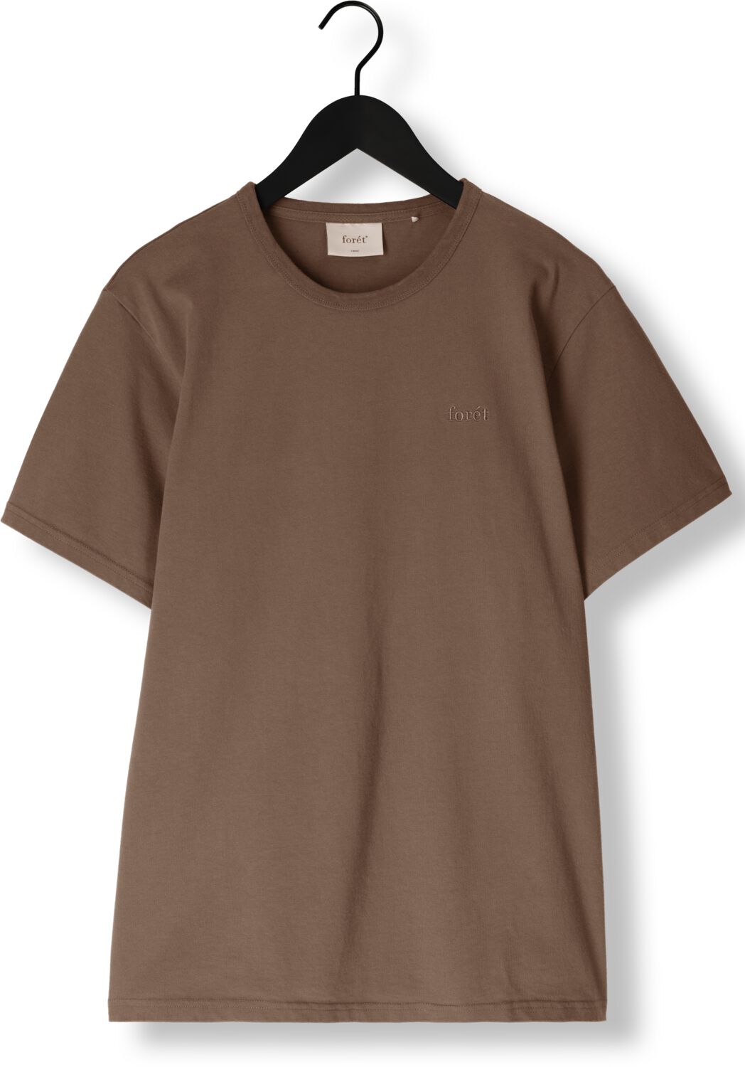 FORÉT Forét Heren Polo's & T-shirts Bass T-shirt Bruin