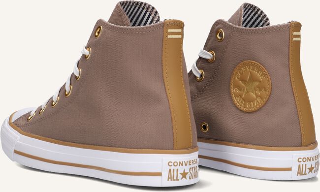 Taupe CONVERSE Hoge sneakers CHUCK TAYLOR ALL STAR HERRINGBONE Taupe CONVERSE Hoge sneakers CHUCK TAYLOR ALL STAR HERRINGBONE - large
