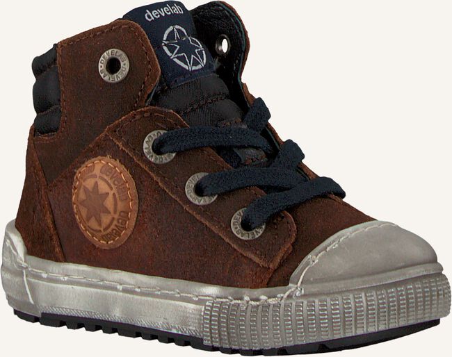 Bruine DEVELAB Hoge sneakers 41683 Bruine DEVELAB Hoge sneakers 41683 - large