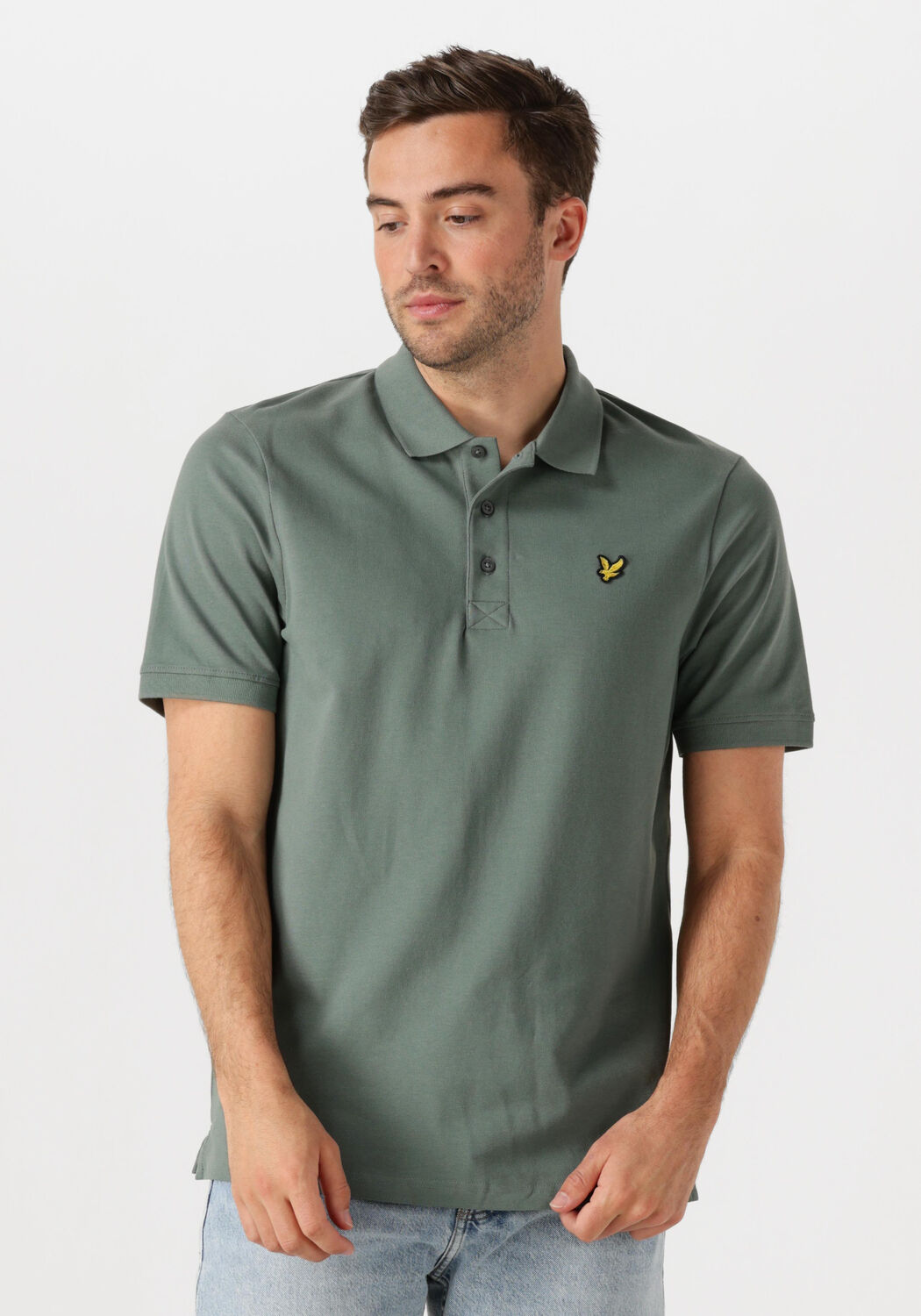 Lyle & Scott T-shirt Lyle & Scott SP400VOG POLO-X583 GREEN MERCURIAL