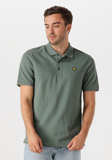 Groene LYLE & SCOTT Polo PLAIN POLO SHIRT - large
