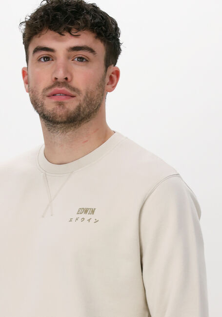Groene EDWIN Sweater BASE CREW SWEAT - large