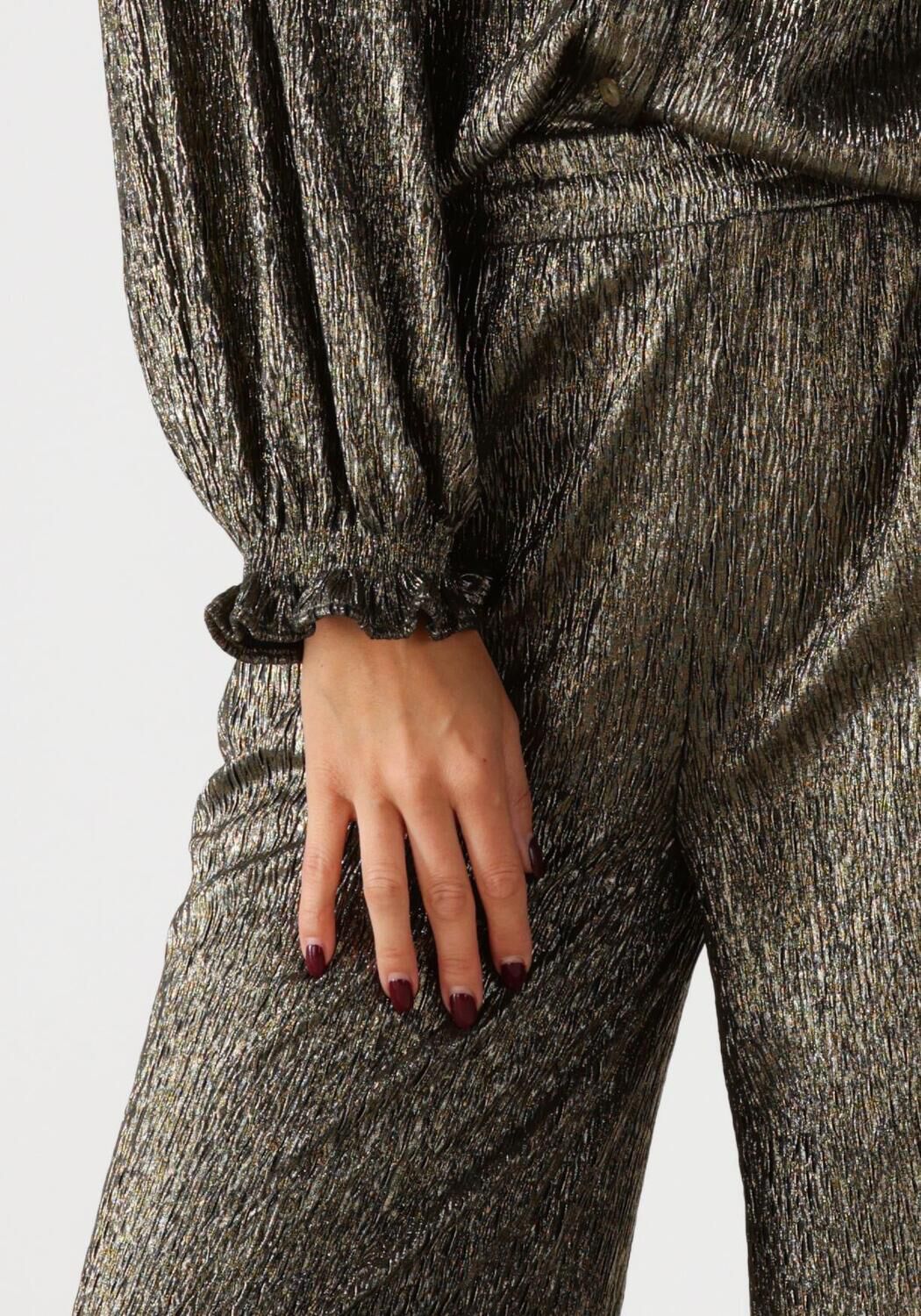 YDENCE Dames Broeken Pants Madison Goud