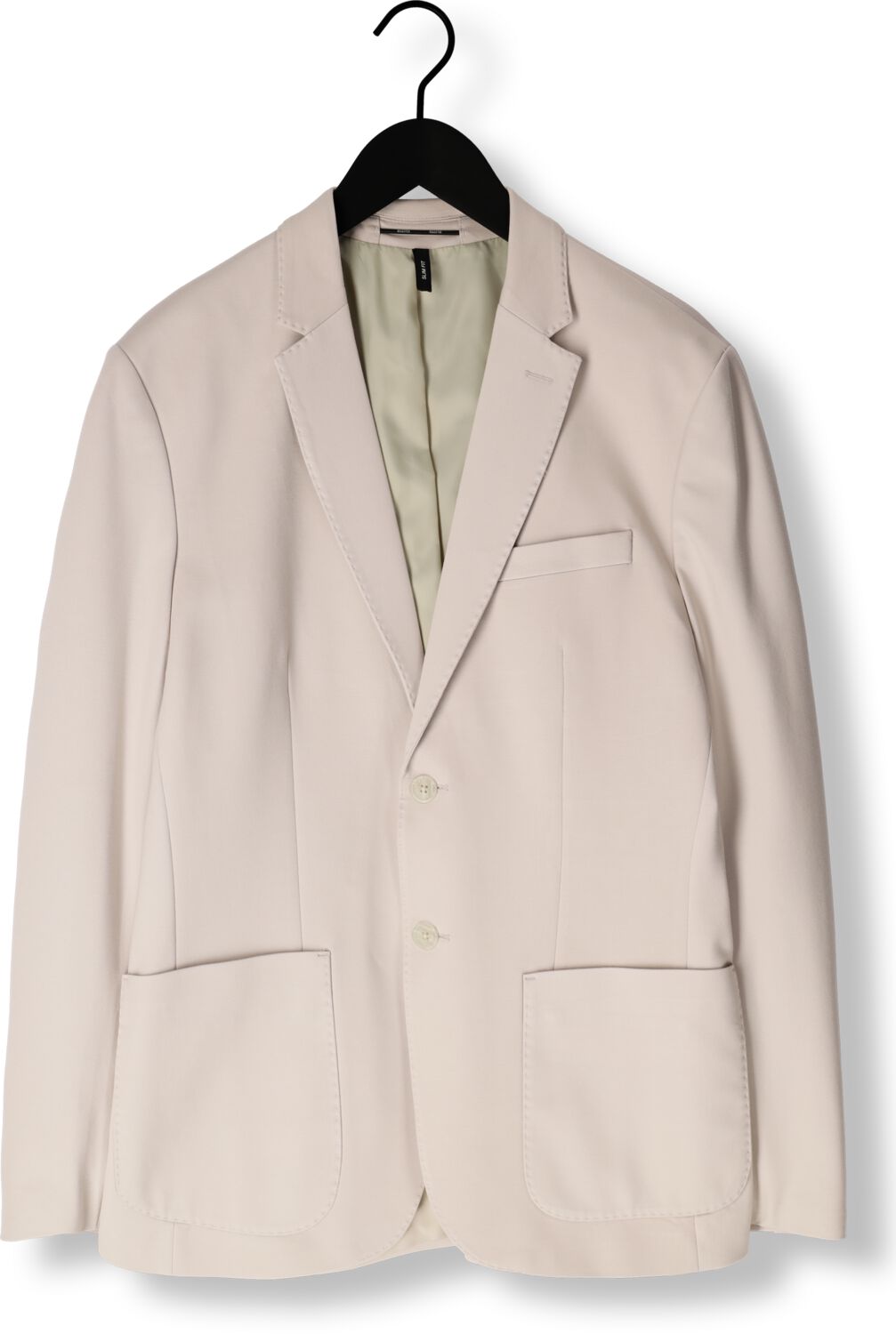 SELECTED HOMME Heren Colberts Slhslim-delon Jersey Blz Flex Noos Beige