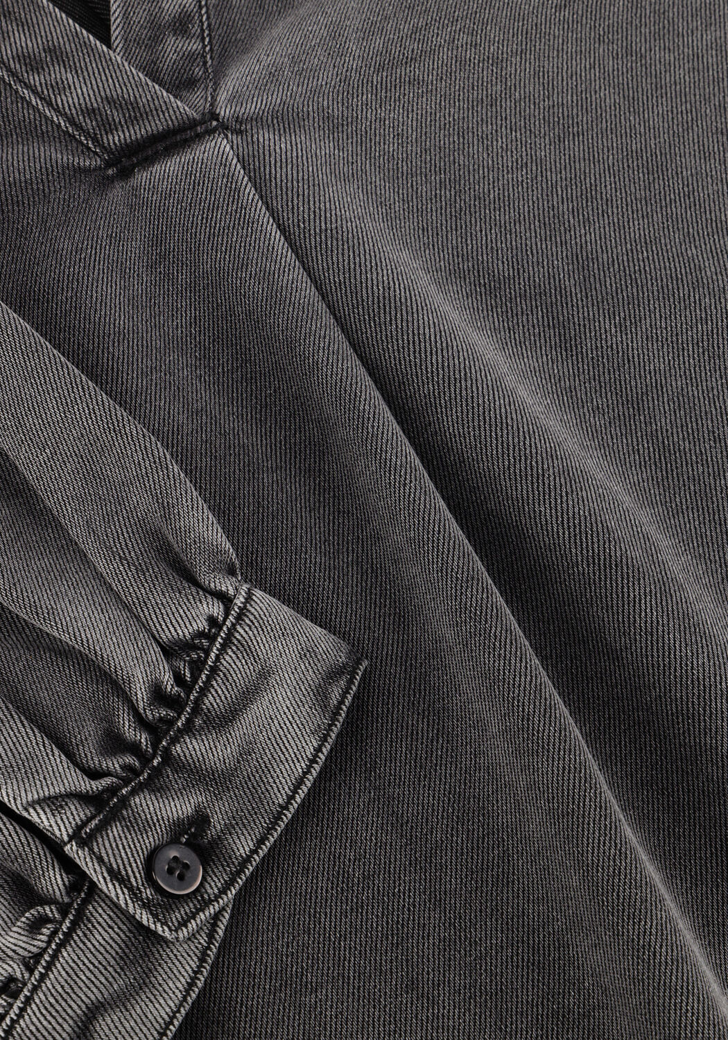 Donkergrijze SIMPLE Blouses WV-TENCEL-TWILL-25-3 - large