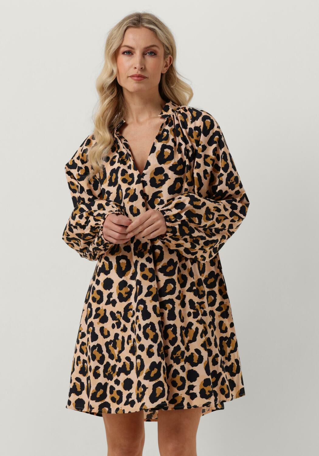 NOTRE-V Dames Jurken Nv-dayo Mini Dress Leopard