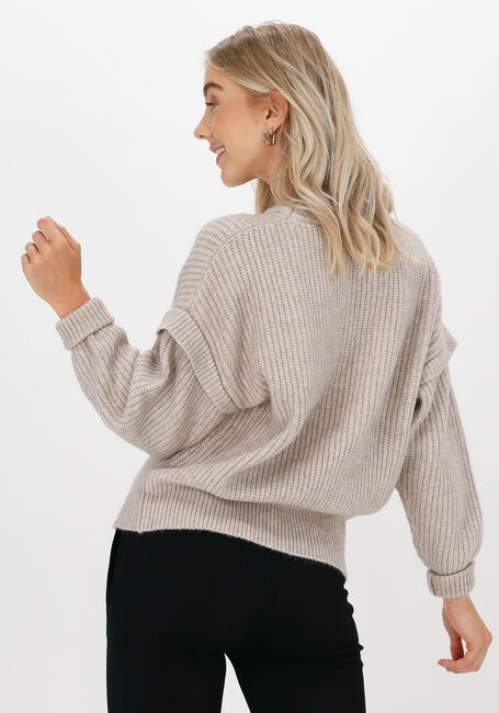 Beige CO'COUTURE Trui ROWIE PATTERN KNIT - large