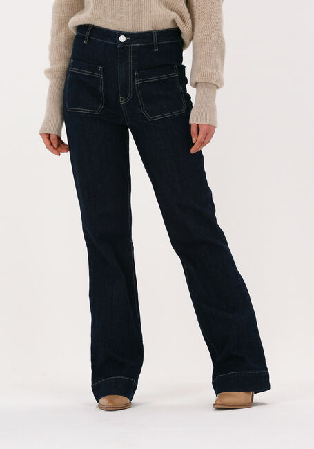 Blauwe LEVETE ROOM Bootcut jeans ROWAN 3 JEANS - large