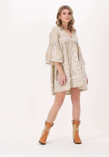 Zand GREEK ARCHAIC KORI Mini jurk SHORT DRESS SUMMER - large