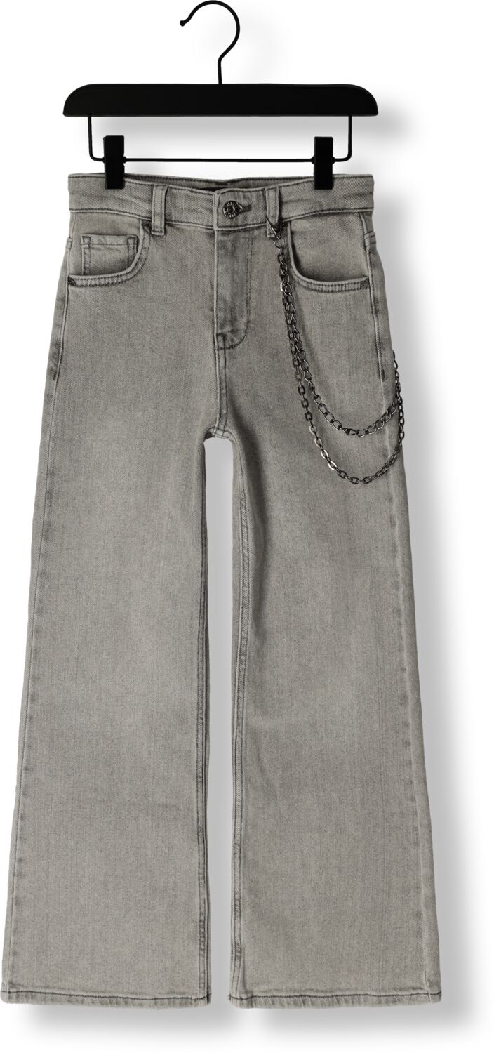 FRANKIE & LIBERTY Meisjes Jeans Attitude Wide Leg Lichtgrijs